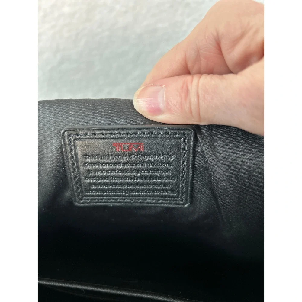 Tumi‎ Black Nylon Laptop Briefcase Business Travel Commuter Bag, Authentic